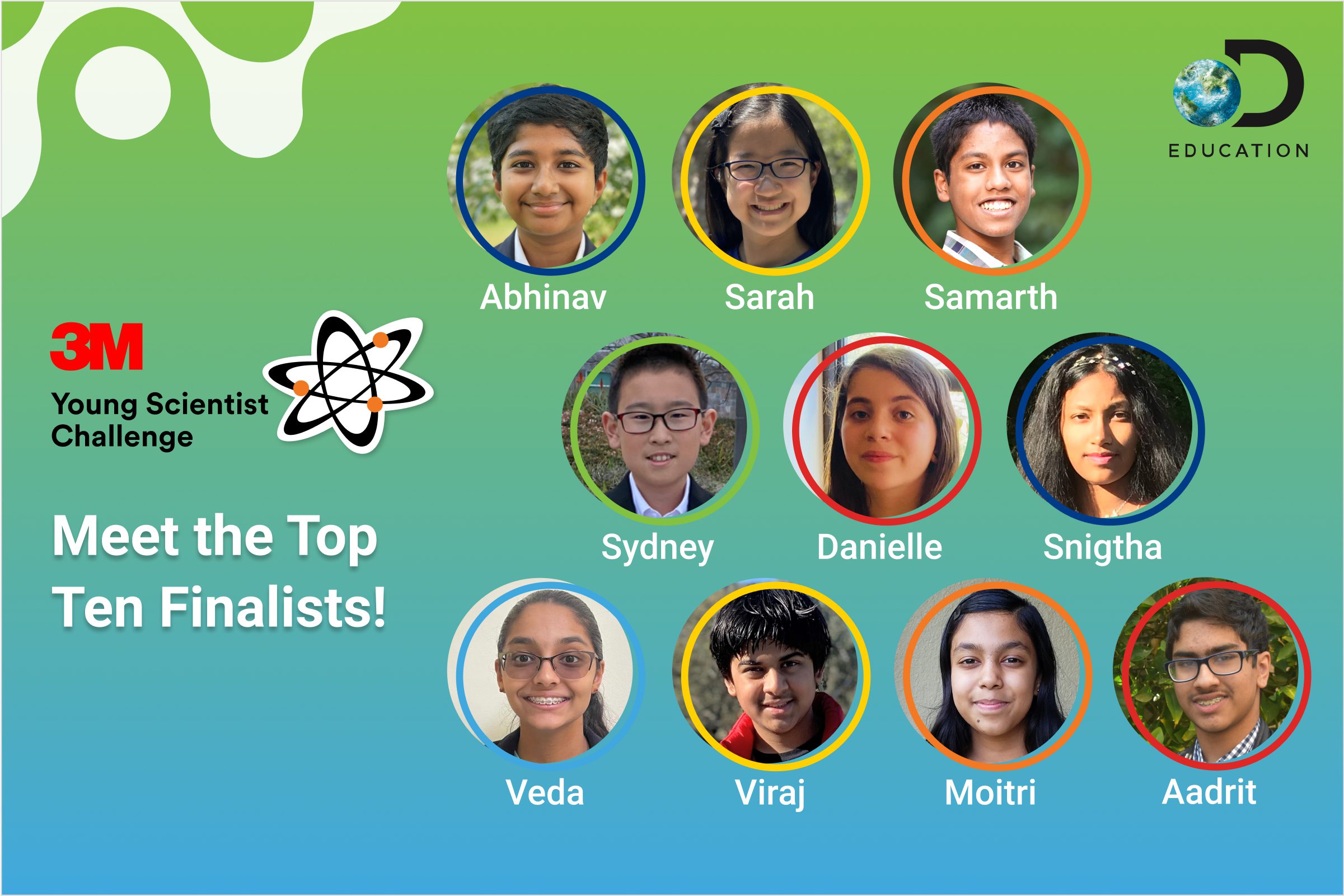 3M Young Scientist Challenge Announces 2021 National Finalists and Honorable Mentions