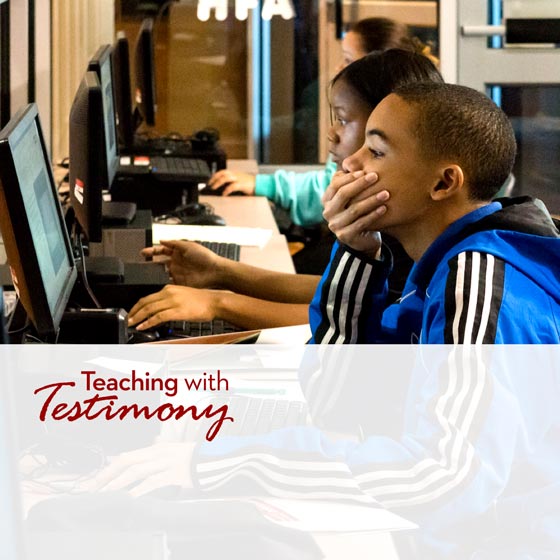 Teaching with Testimony