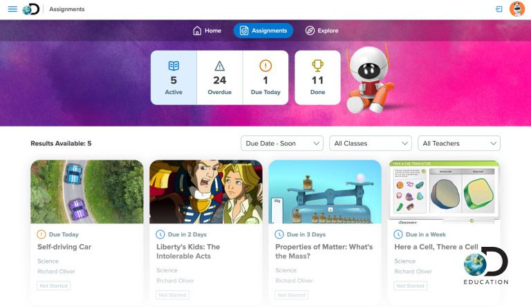 Discovery Education Announces Latest Enhancements to Award-Winning K-12 Learning Platform